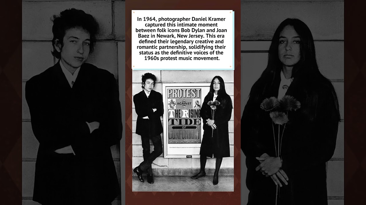 Bob Dylan and Joan Baez in Newark (1964) 🎸