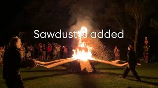 Fire Sculpture at International Ceramic Research Center Guldagergaard by Janina Myronova