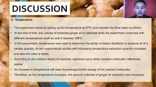 Extraction Of Ginger Essential Oil by Steam Distillation
