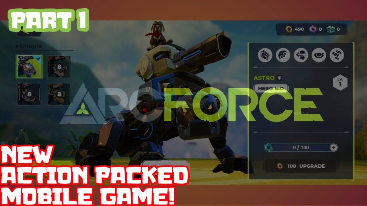 ARCFORCE Gameplay Part 1 - ASTRO: Team Deathmatch (Android & IOS)