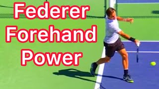 Where Roger Federer Gets His Forehand Power (Advanced Tennis Tips)