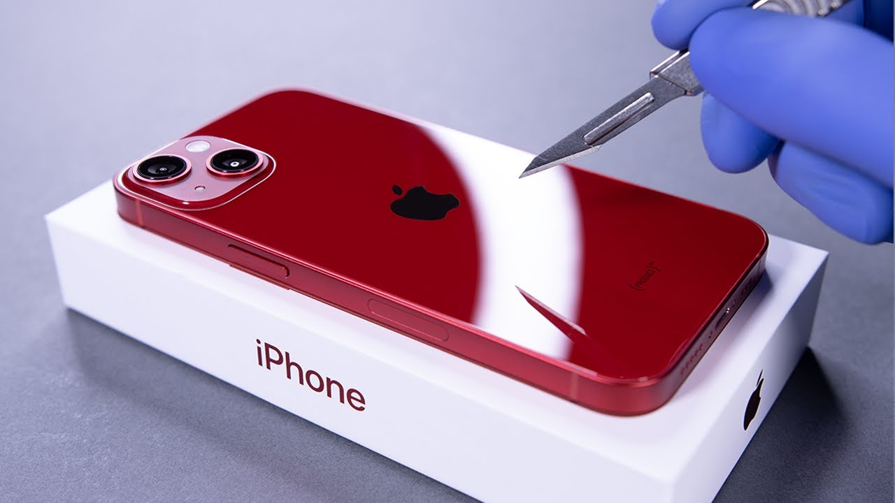 line 2 ios  New Update  iPhone 13 Unboxing and Camera Test! (Product Red) - ASMR