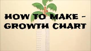 HOW TO MAKE A GROWTH CHART | STUDENTS EDUCATIONAL PROJECT| The4Pillars