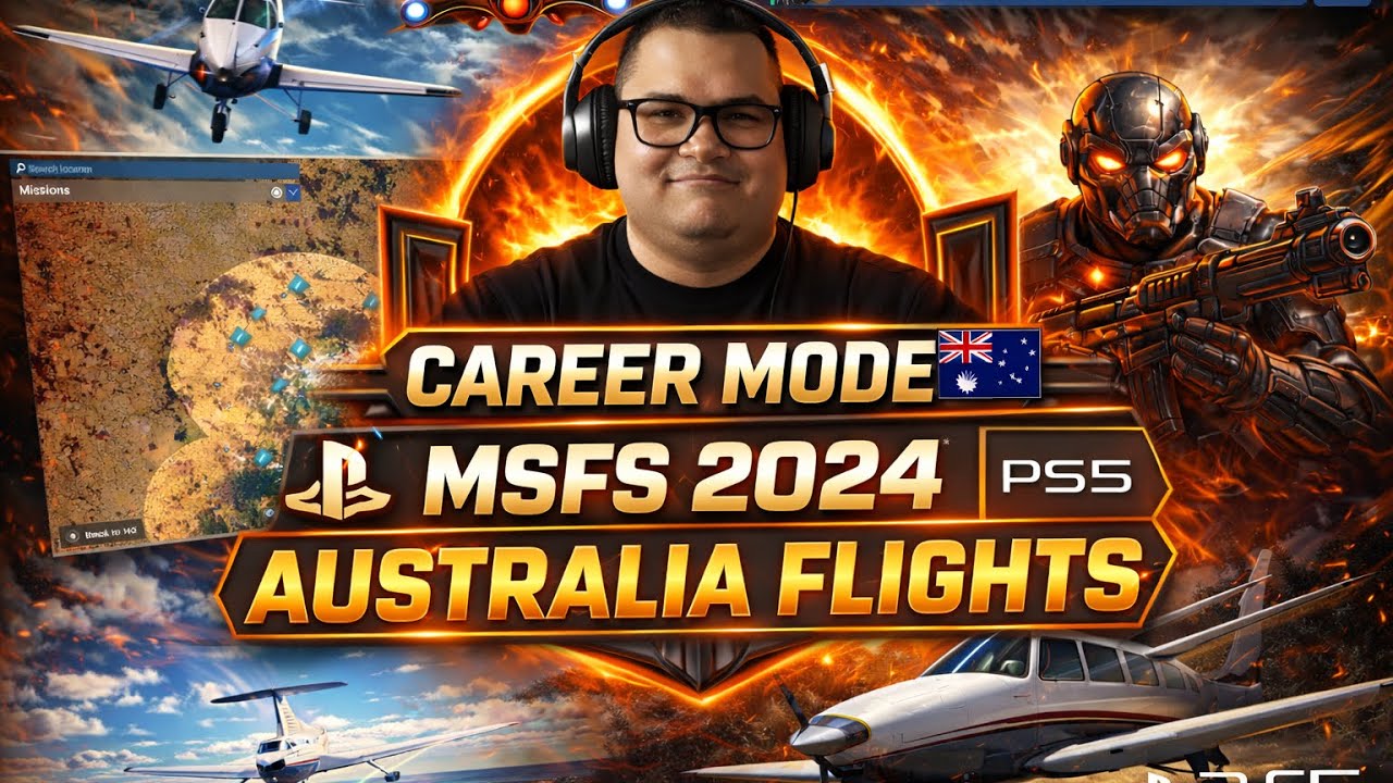 Starting Career Mode in MSFS 2024 🇦🇺 | PS5 Australia Flights