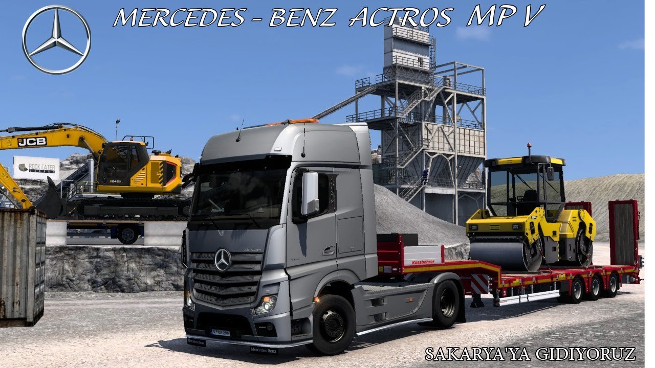 ETS 2 MERCEDES BENZ ACTROS MP5 İle [ İSTANBUL - SAKARYA]