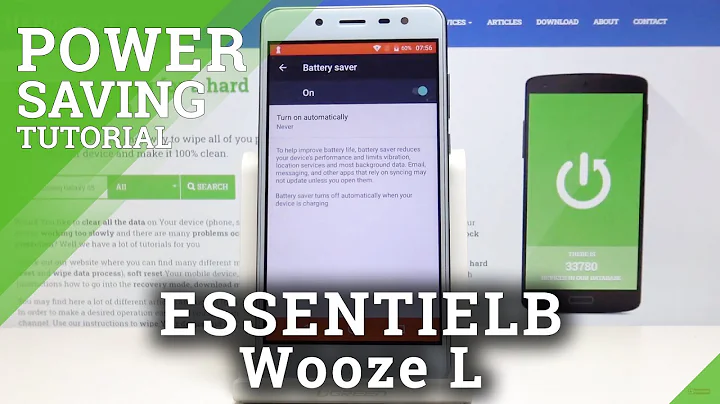 How to Activate Power Saving Mode in Essentielb Wooze L – Low Power Solution