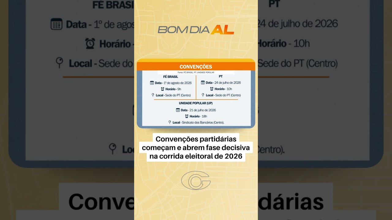 Convenções partidárias começam e abrem fase decisiva na corrida eleitoral de 2026