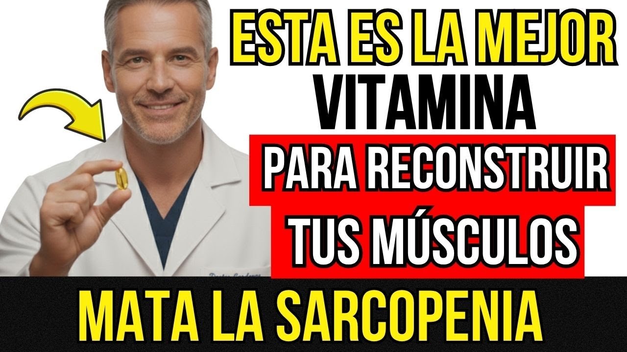 Mayores de 60: 5 VITAMINAS NOCTURNAS que RECONSTRUYEN tus MÚSCULOS y FRENAN la SARCOPENIA