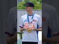Sharing 🥇& one of their names, Marissa Gannon and Gannon Buhr clinched gold in Disc Golf at TWG2025!