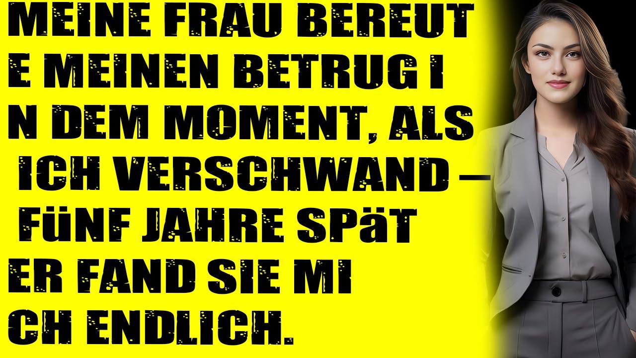 Als ich verschwand, bereute meine Frau ihren Verrat – fünf Jahre später fand sie mich