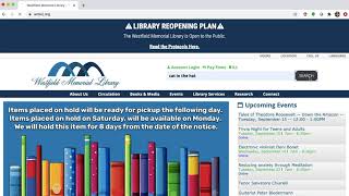 Placing Holds on Library Material