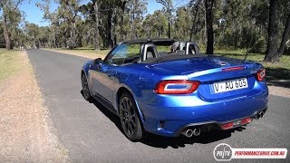 2017 Abarth 124 Spider 0-100km/h & engine sound