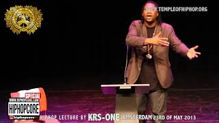 Hiphopcore Special: Hiphop lecture by KRS-ONE in Amsterdam part one