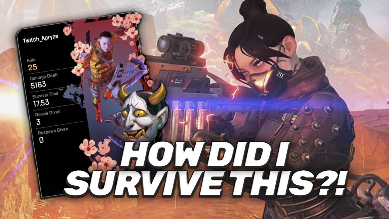 SOLO PUBS 25 KILLS & 5.1K DMG!!! | #1 TOTAL KILLS APEX LEGENDS PC | Apryze