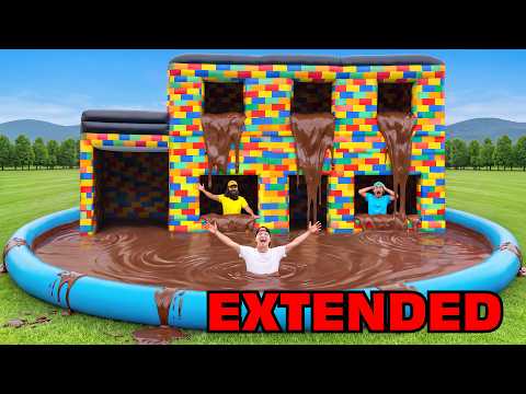 World's Biggest Chocolate Lego House! - EXTENDED