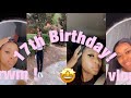 17th BIRTHDAY GRWM + VLOG 🦋 ! ( hair , nails , boyfriend reveal, etc )