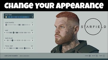 Starfield How to Change Character Appearance - Edit Character - Easy - Enhance Location