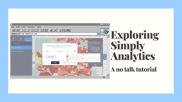 Introduction to SimplyAnalytics