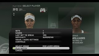 MARIA SHARAPOVA VS VENUS WILLIAMS AUSTRALIAN OPEN GRAND SLAM TENNIS 2 screenshot 2