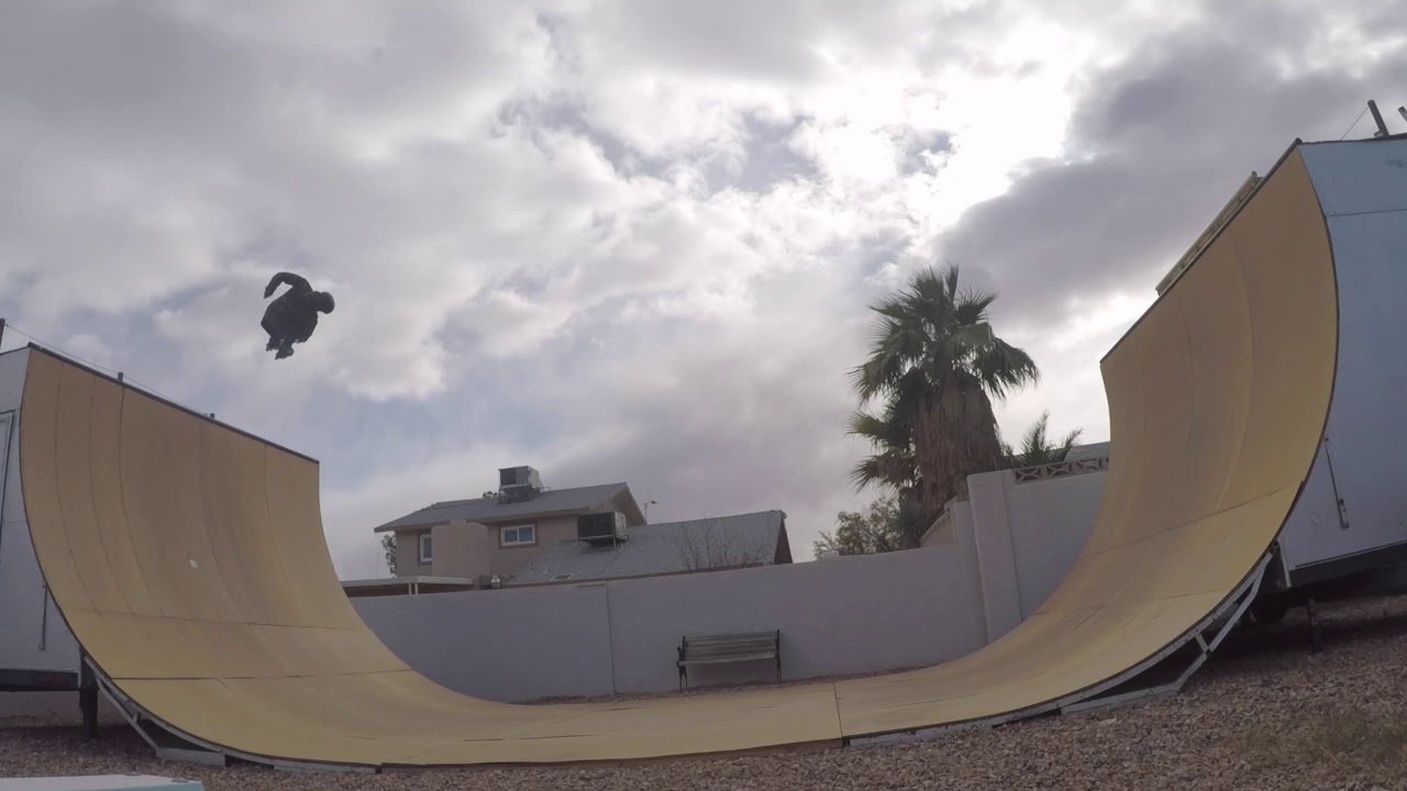 Otto Bolanos + Portable Vert ramp.