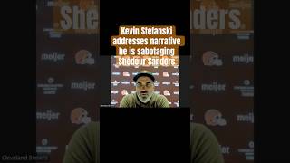 #Browns head coach Kevin Stefanski addresses narrative he is sabotaging Shedeur Sanders #nfl Wealth