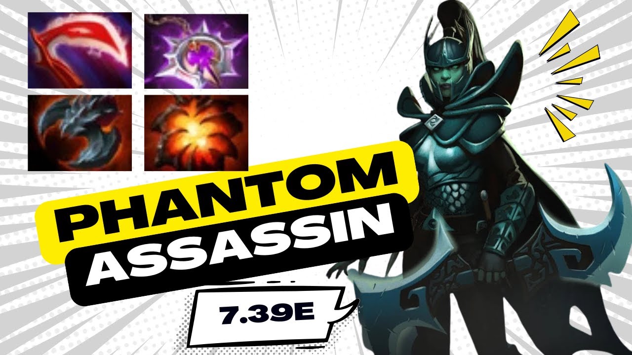 ¡Así se gana con estilo en Dota 2! Phantom Assassin Gameplay 7.39e