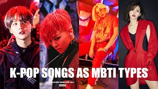 K-pop Songs as MBTI Types