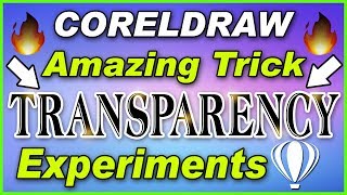 Coreldraw Tips & tricks - Use Transparency Tool | full hindi tutorial by Anas Computer & Graphics