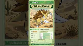 Sandshrew to Sandslash # evolution # detail @Pokemon_Pokedex_001