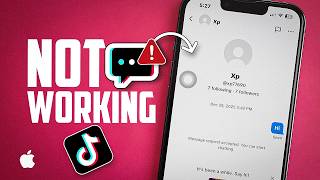How To Fix TikTok Messages Not Working | Unable to send message using iPhone