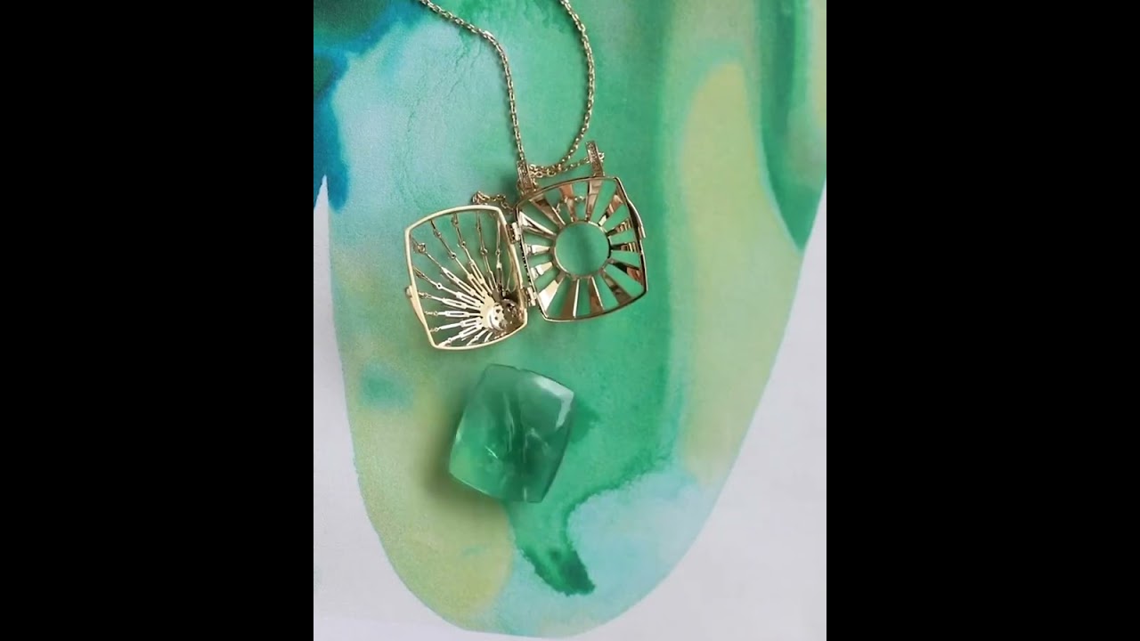 CELINE DAOUST locket necklace