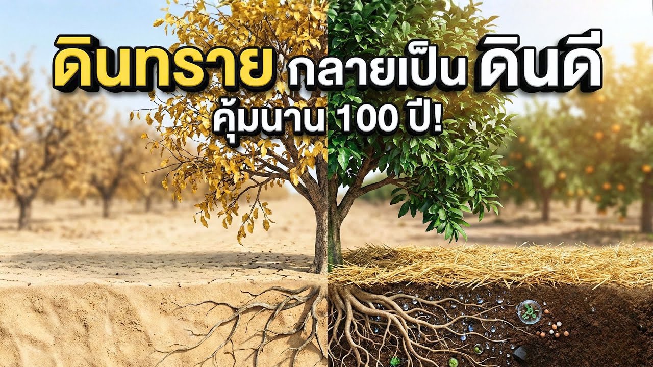 ✅กู้ชีพ 'ดินทราย' ถาวร 💡แก้ให้จบๆ ดินดีชั่วลูกหลาน!