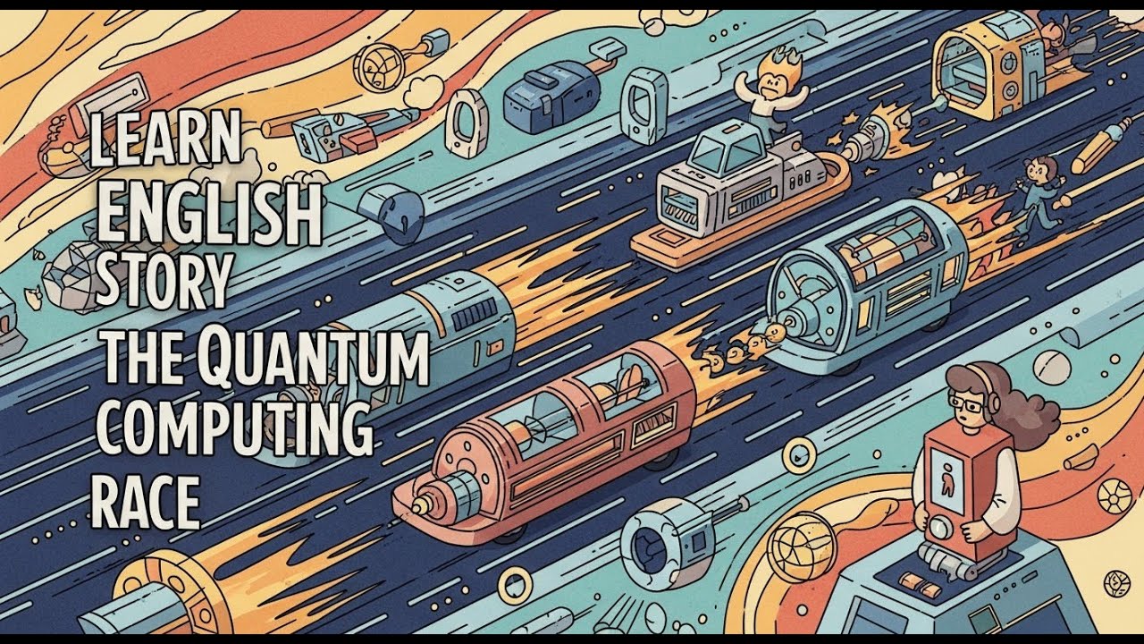 Learn English Story The Quantum Computing Race
