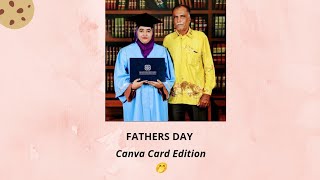 Father's Day Card Using Canva ( Canva Hack/Tips) using Picture. screenshot 2