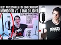 Best Accessories For 360 Cameras! - Bushman Halo Light &amp; Monopod V2 Review &amp; Test