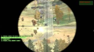 Konkurs Vs. T-72B 1000+ Meters Arma 2