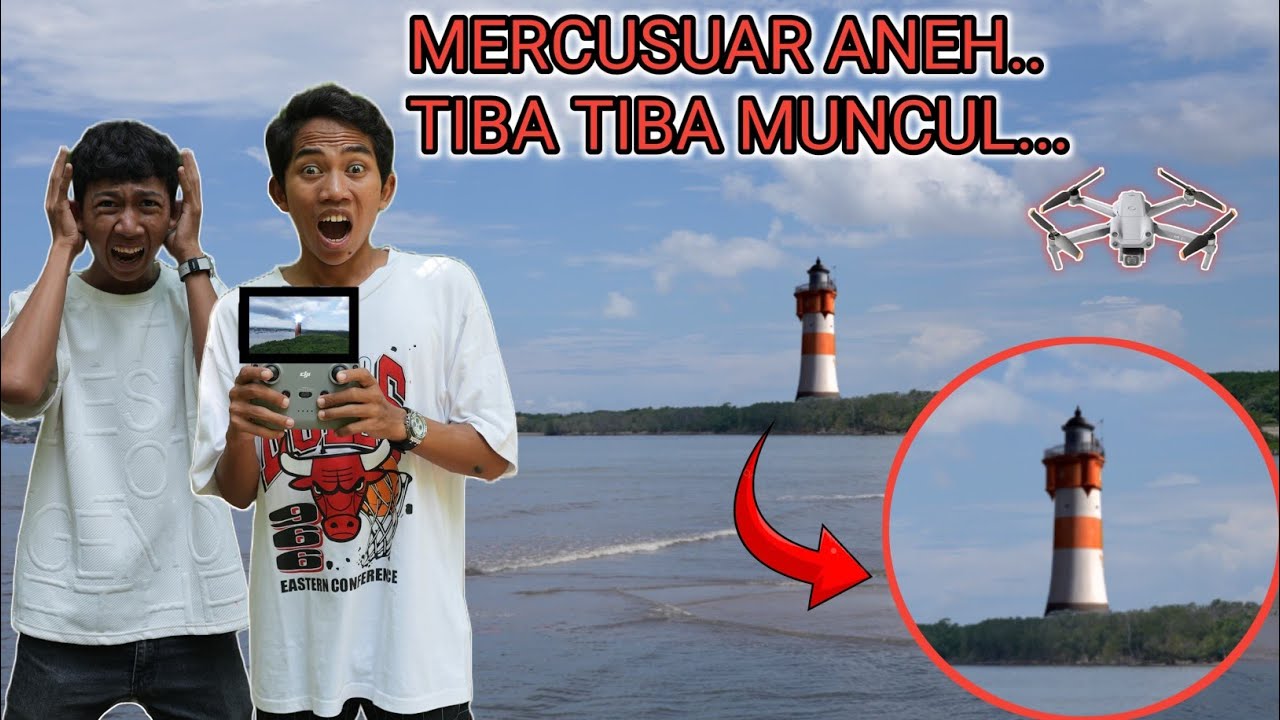 Waow!! Kita Menemukan Mercusuar Aneh LEWAT DRONE | Mikael Family