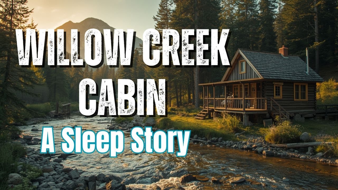 Willow Creek Cabin - A Relaxing Sleep Story with Creek Sounds | Fall Asleep Fast