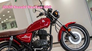 2026 Suzuki VanVan 200😱Retro Charm Meets Modern Adventure!