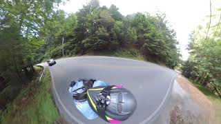 Insta360 One X - Descent down 84 towards Pescadero - dropped by the train