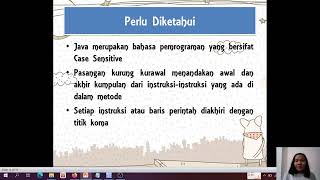 Pemrograman Berorientasi Objek Pertemuan 1