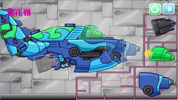 Lắp ráp robot Khủng long chiến đấu 1 Dino Robot Dinosaur Corps