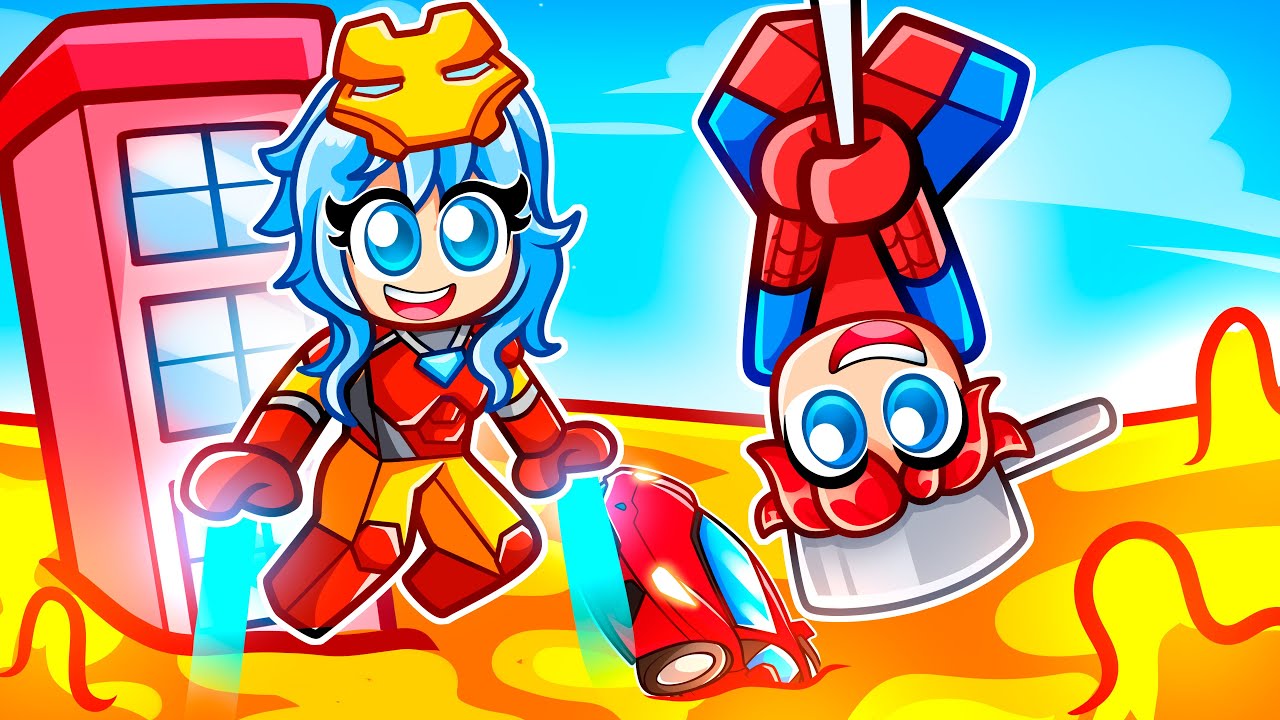 ROBLOX FLOOR IS LAVA: Superhero Edition