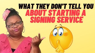 Signing service, General notary work. Loan Signing Agent. How to start a signing service company.