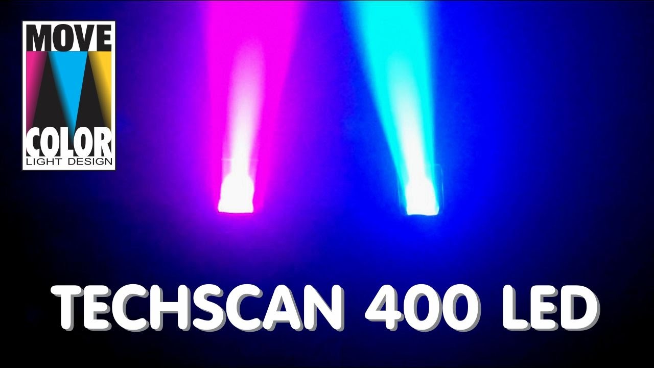 Restauração Iluminação Anos 90 Techscan 400 Movecolor