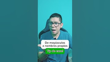 De mayúsculas a nombres propios #excel #exceltips #tecnologia #tips #ordenador #windows