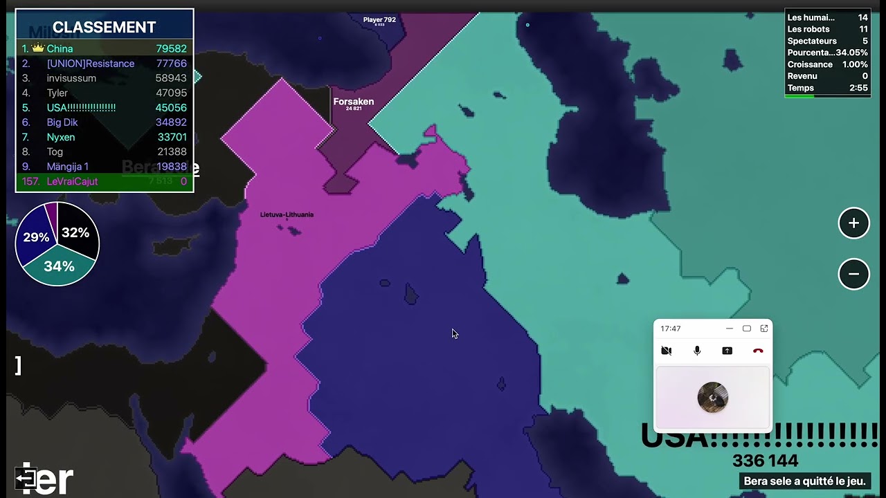 je joue a térritorial i o avec un ami