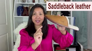 Saddleback leather slipper unboxing