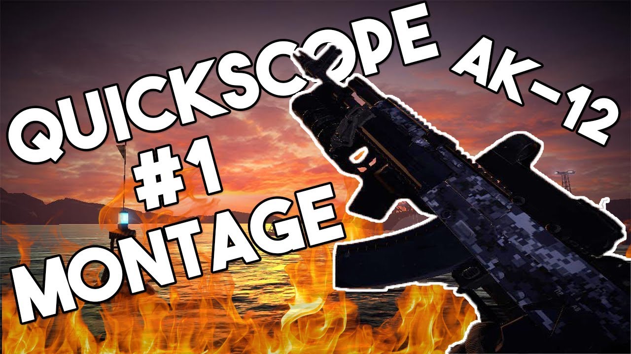 [Black Squad] AK-12 QuickScope Montage #1 [VAC] [2018]