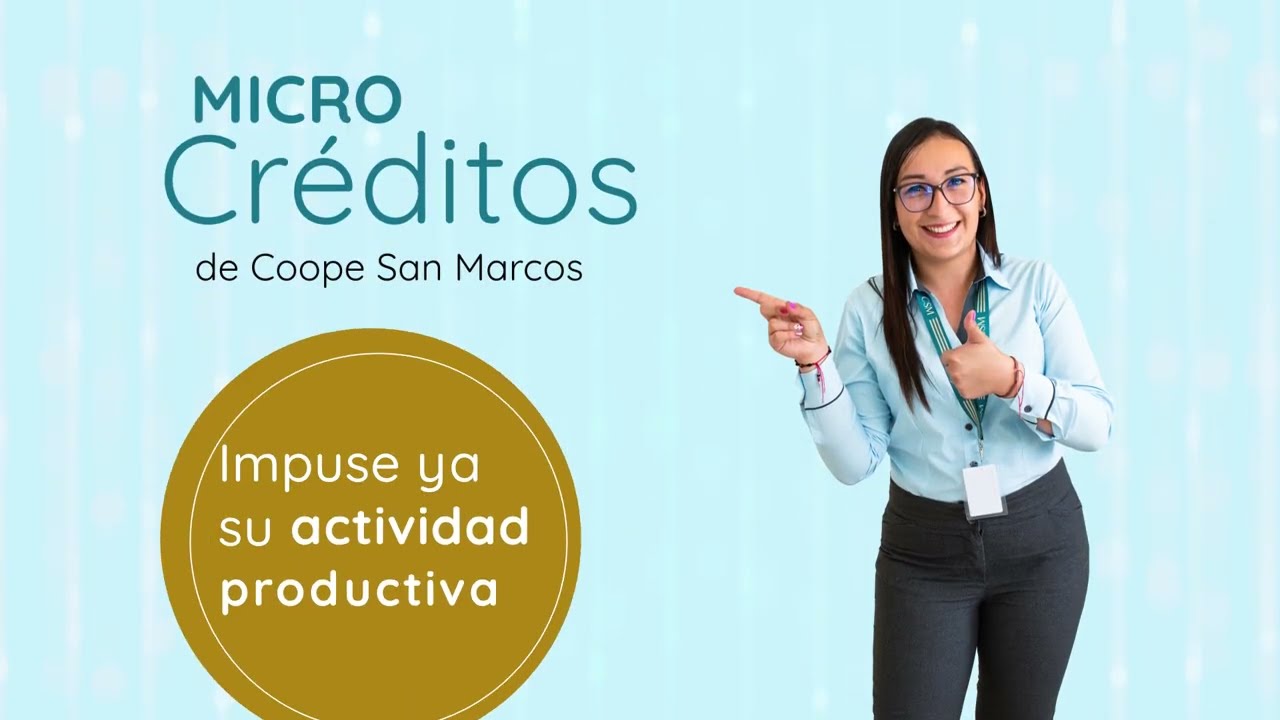 Microcréditos de Coope San Marcos spot 2024